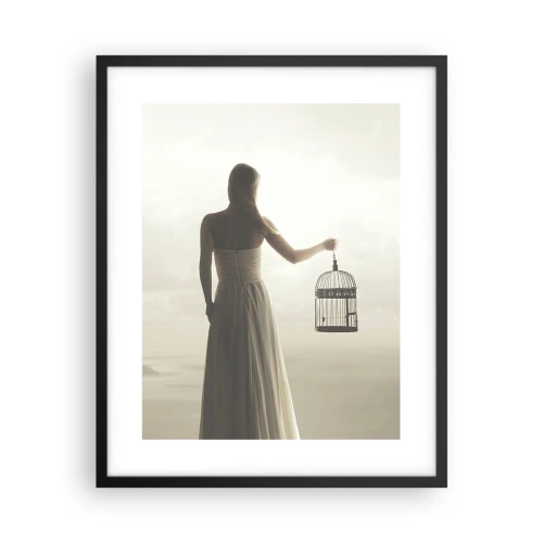 Poster in black frame - Be Free - 40x50 cm