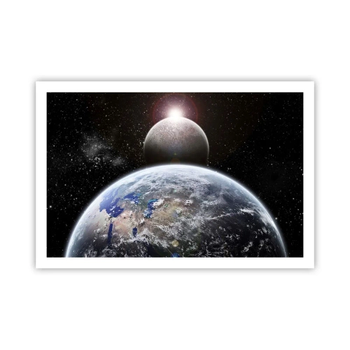 Poster - Space Landscape - Sunrise - 91x61 cm