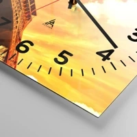 Clock face with numbers