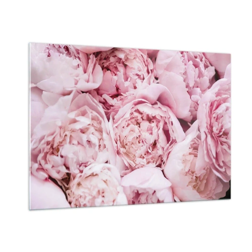 Glass picture - Cuddly and Fragrant - 100x70 cm