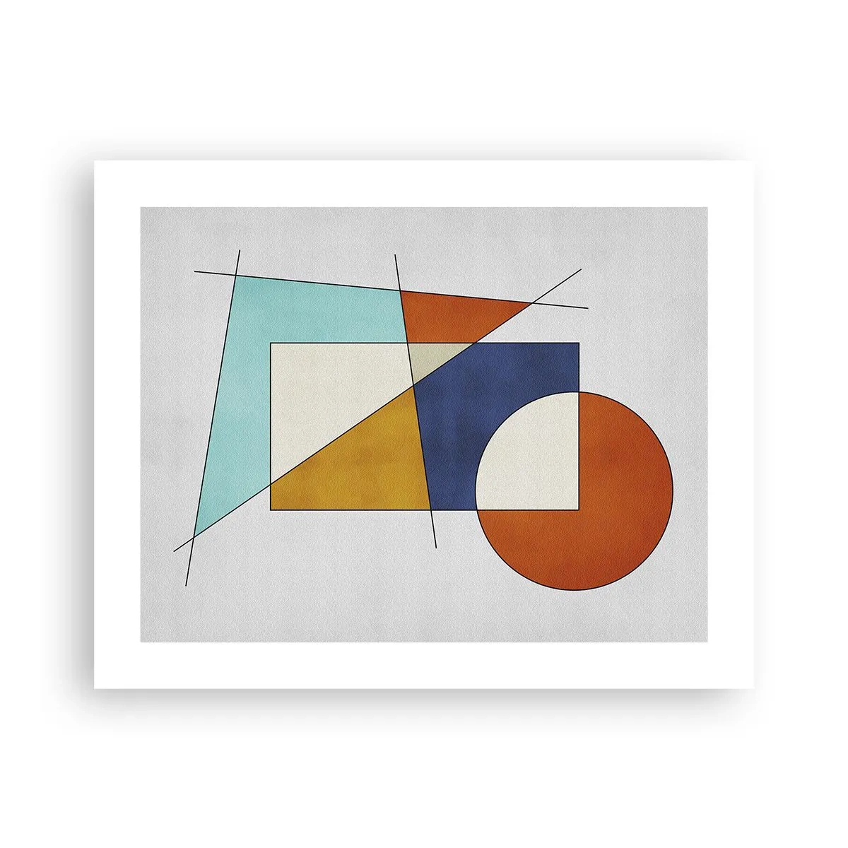 Poster - Abstract: Modernist Fun - 50x40 cm