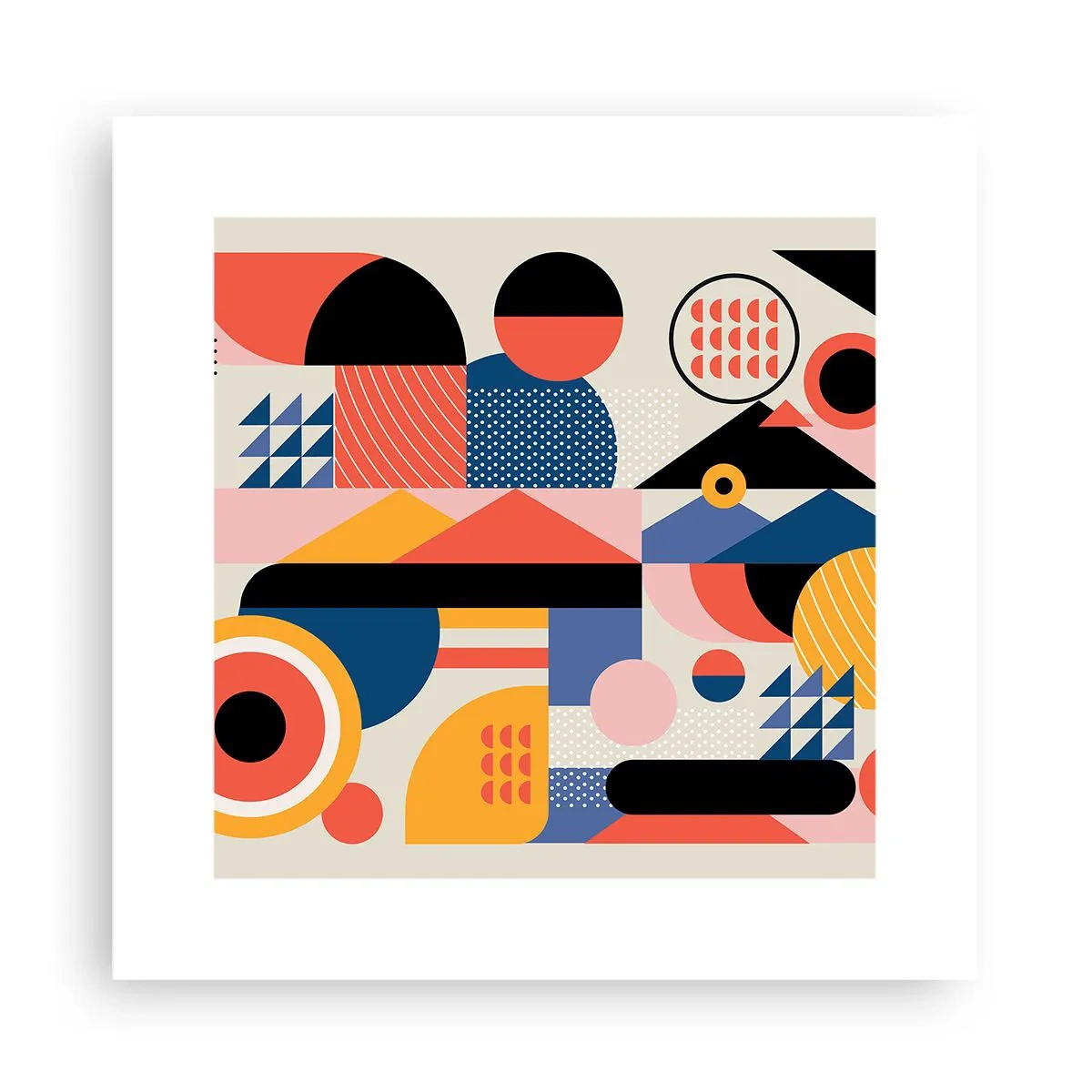 Poster - Composition: Have Fun - 30x30 cm