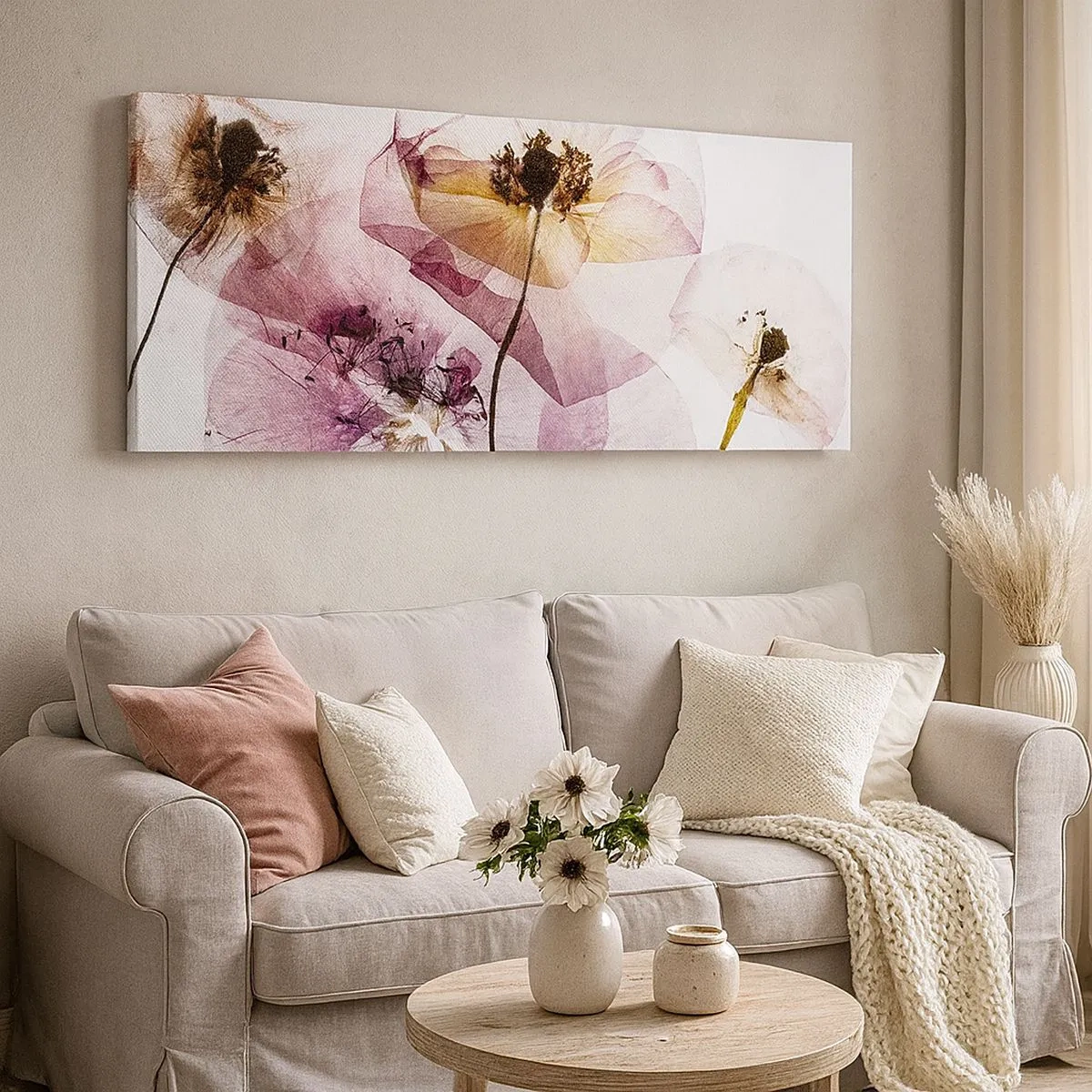 Canvas picture - Flower Body Slide - 100x40 cm
