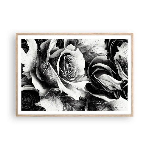 Poster in light oak frame - Always Queen - 100x70 cm