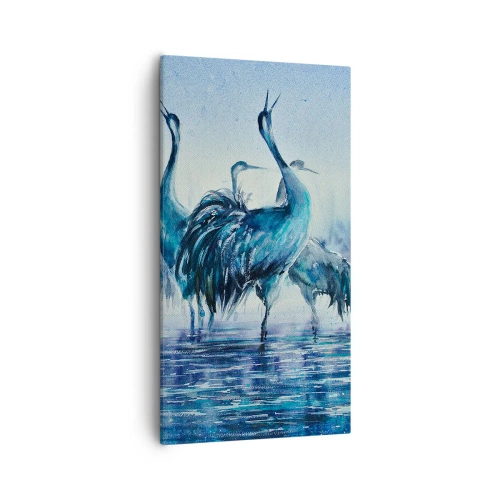 Canvas picture - Morning Encounter - 55x100 cm