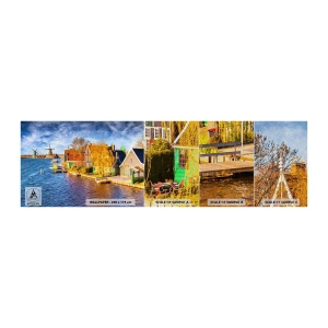 Photo Wallpaper Sample Premium Sand - Unchanged for Ages - Landscape, Fan, Netherlands - 100x30 cm
