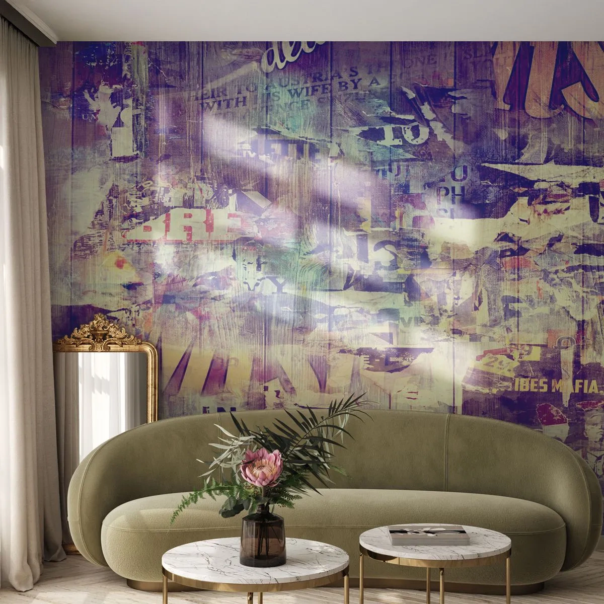 Self-Adhesive Photo Wallpaper Deluxe Sticker - That's All That Is Left - Graffiti, Mural, Graphics - 400x280 cm