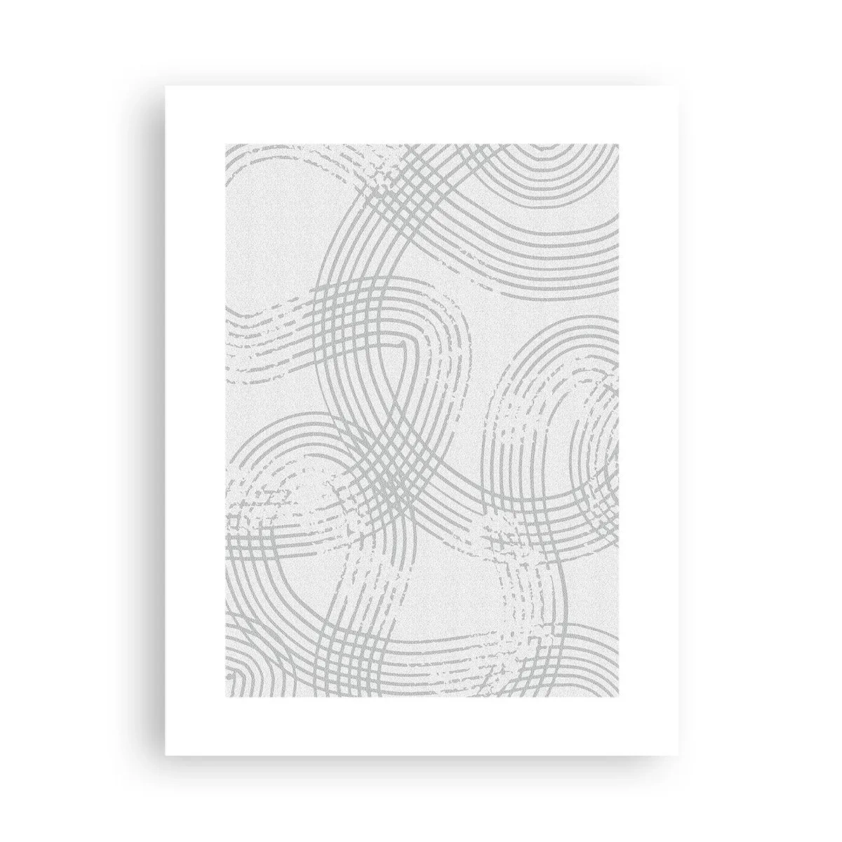 Poster - No Straight Line - 30x40 cm