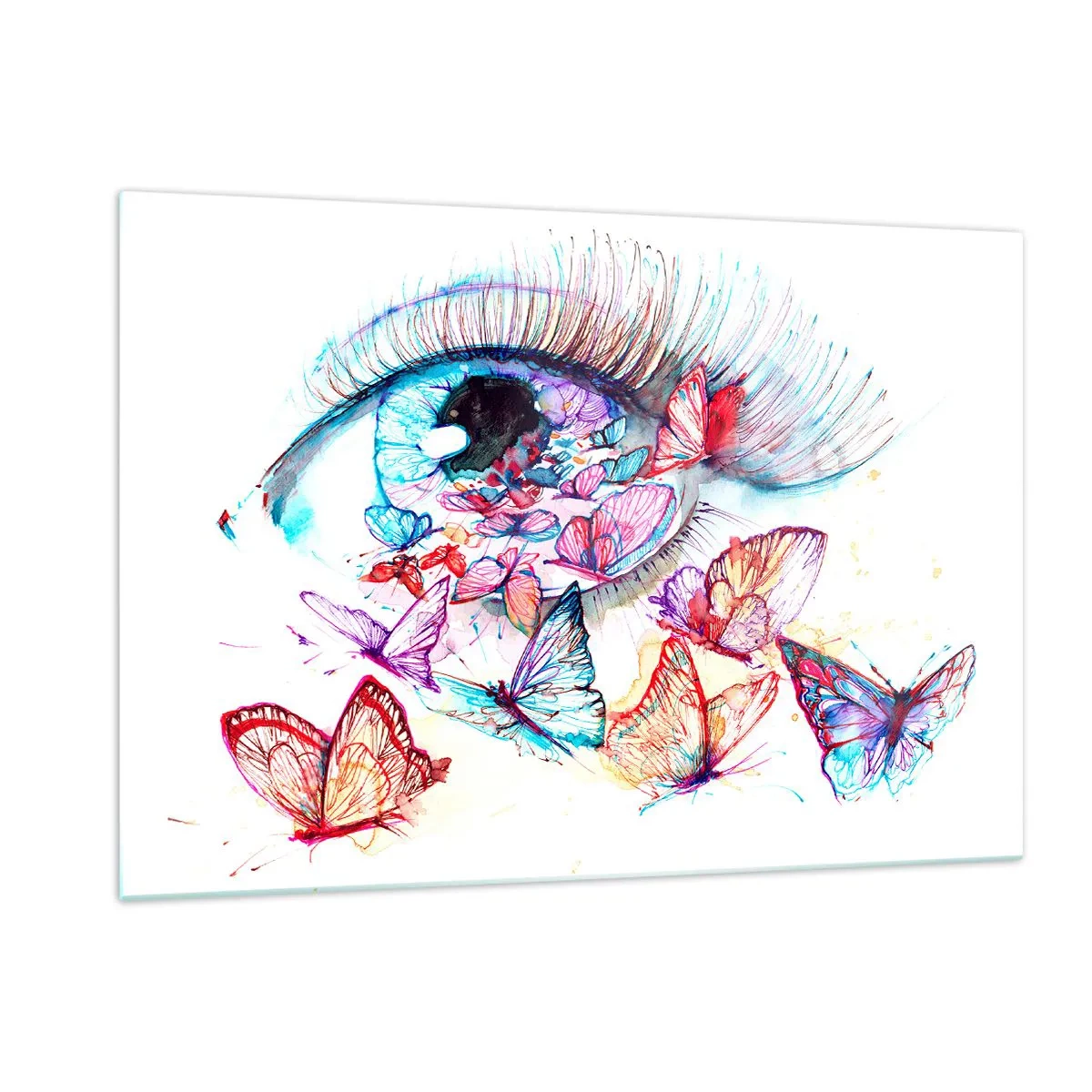 Glass picture - Fairytale Charm of the Eyes - 120x80 cm