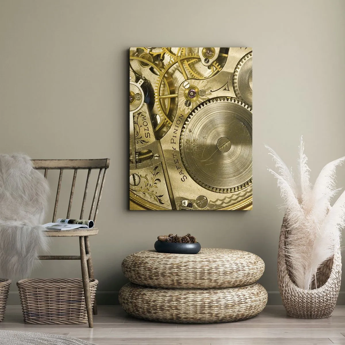 Canvas picture - Follow the Zeitgeist - 55x100 cm