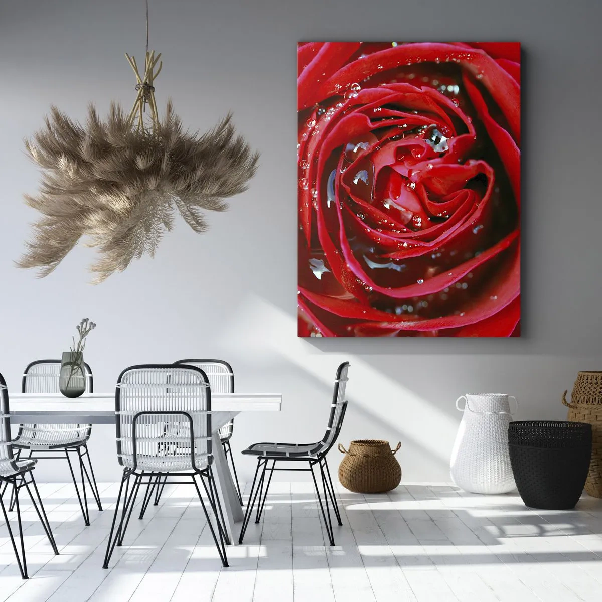 Canvas picture - In Dew Drops - 50x70 cm