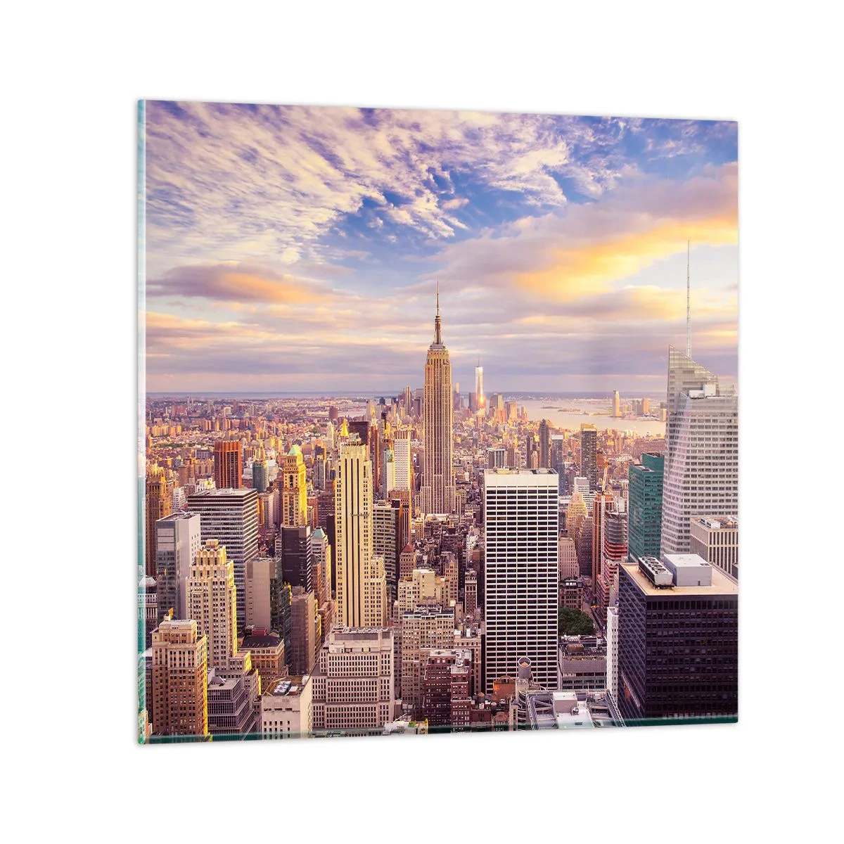 Glass picture - Reaching the Clouds - 70x70 cm