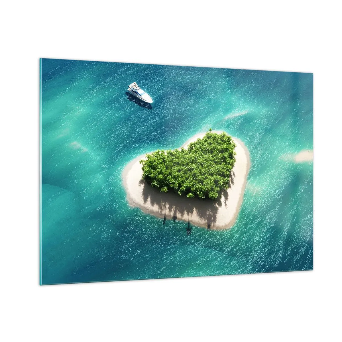 Glass picture - I Love Summer - 100x70 cm