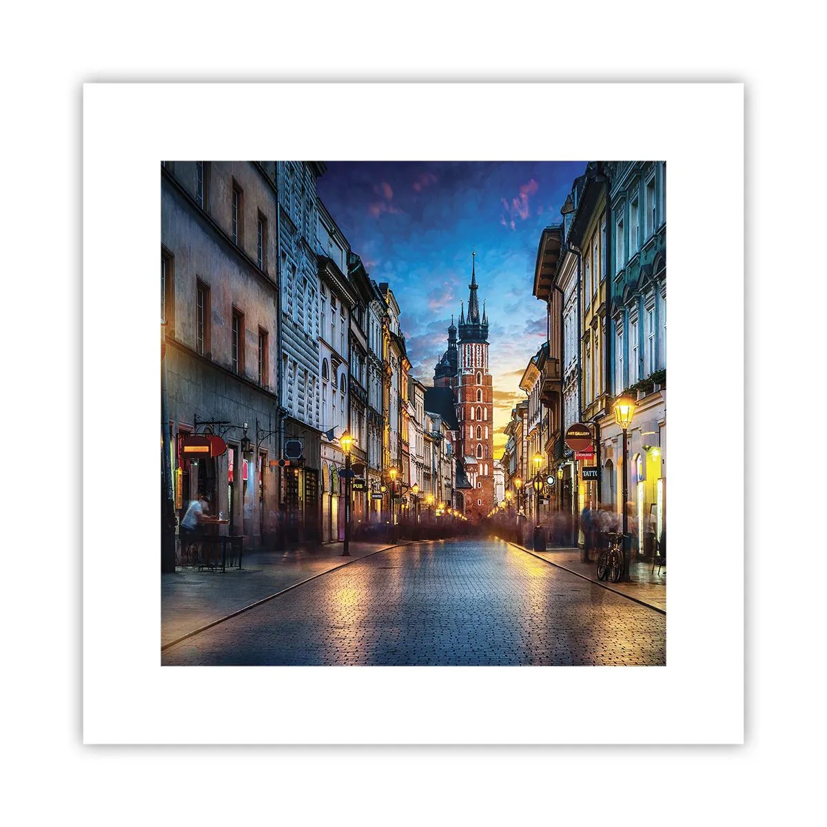 Poster - Charm of Cracow - 30x30 cm