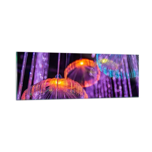 Glass picture - Light Fountain - 90x30 cm