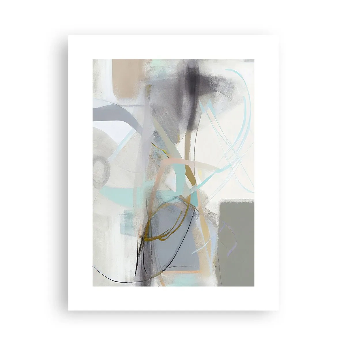 Poster - Foggy Abstract - 30x40 cm