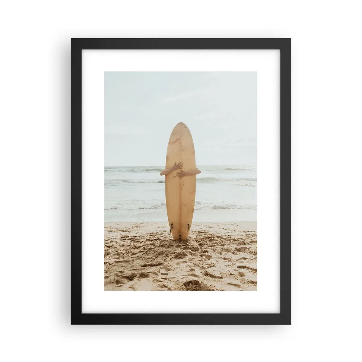 Poster in black frame - From Love for the Waves - 30x40 cm