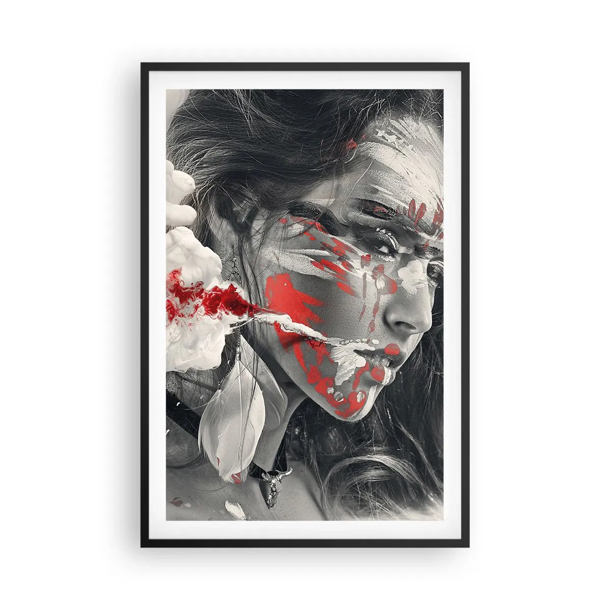 Poster in black frame - Smoke of Absurdity - 61x91 cm