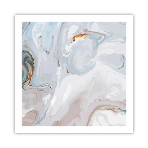 Poster - White Fusion - 60x60 cm