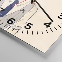 Clock face with numbers