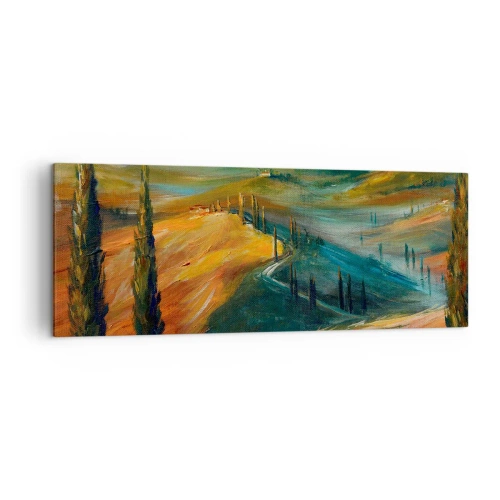 Canvas picture - Tuscan Landscape - 140x50 cm