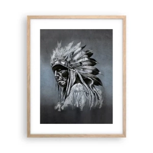 Poster in light oak frame - Return to the Roots - 40x50 cm