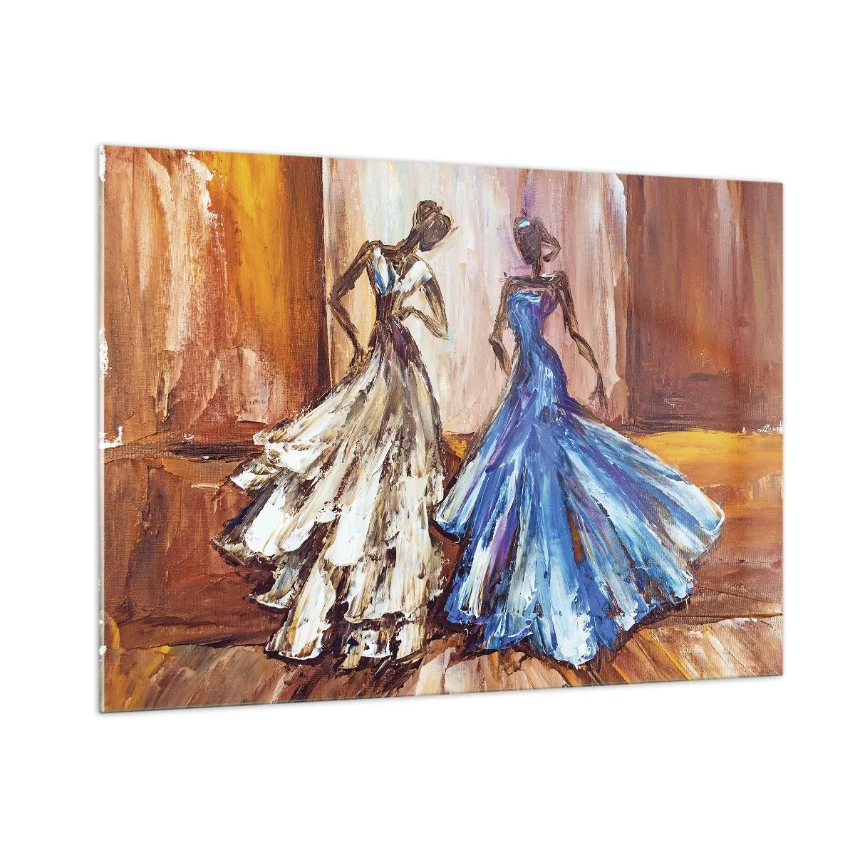 Glass picture - Charming Duo - 100x70 cm