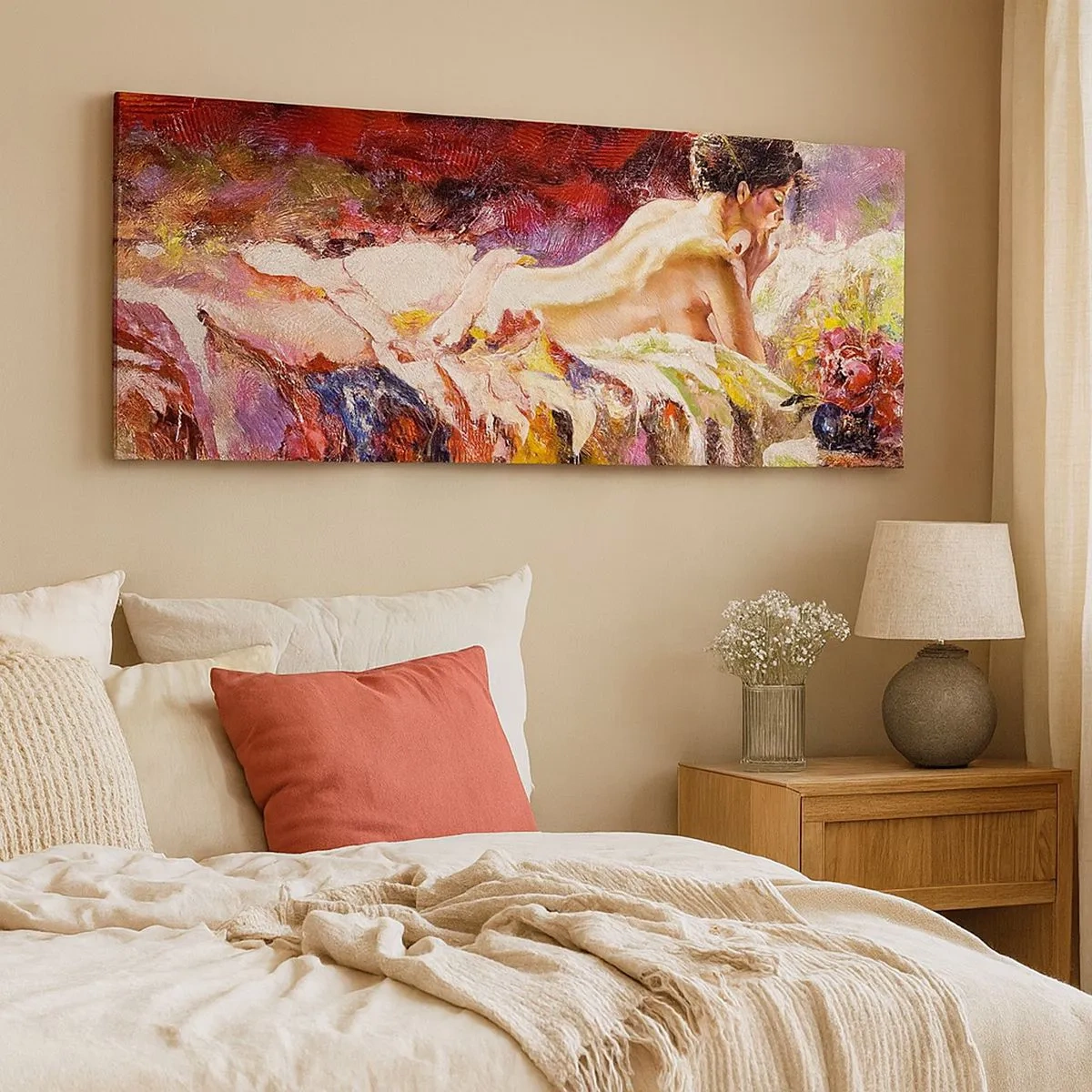 Canvas picture - Thoughtful Venus - 100x40 cm