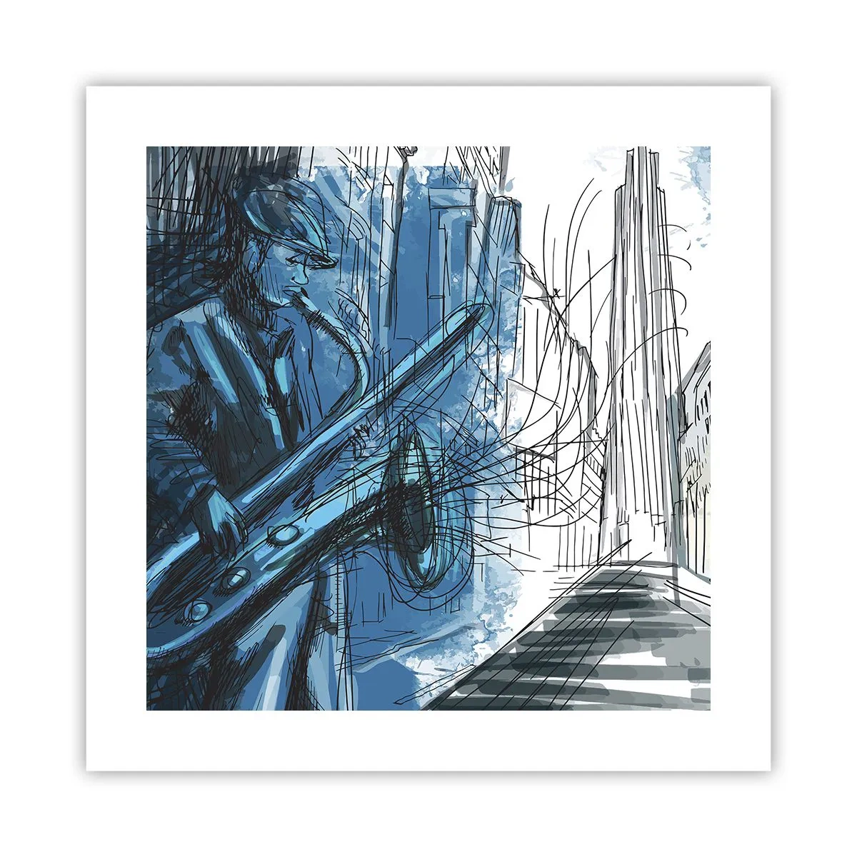 Poster - City Rhapsody - 40x40 cm