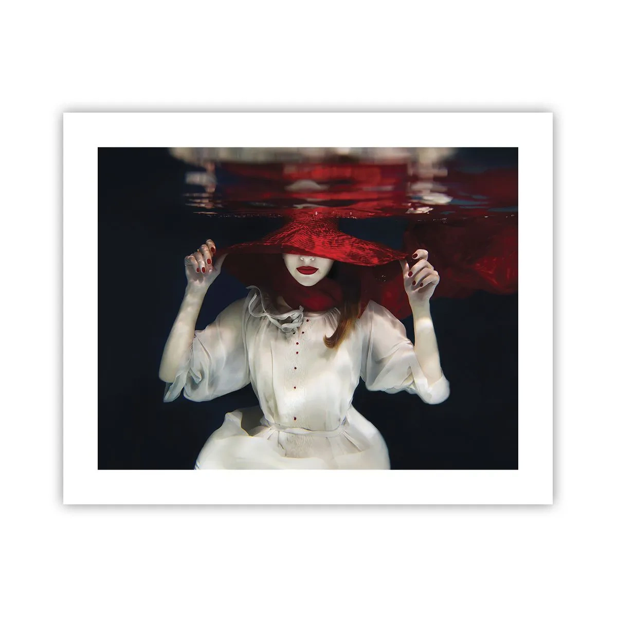 Poster - Mysterious Woman - 50x40 cm