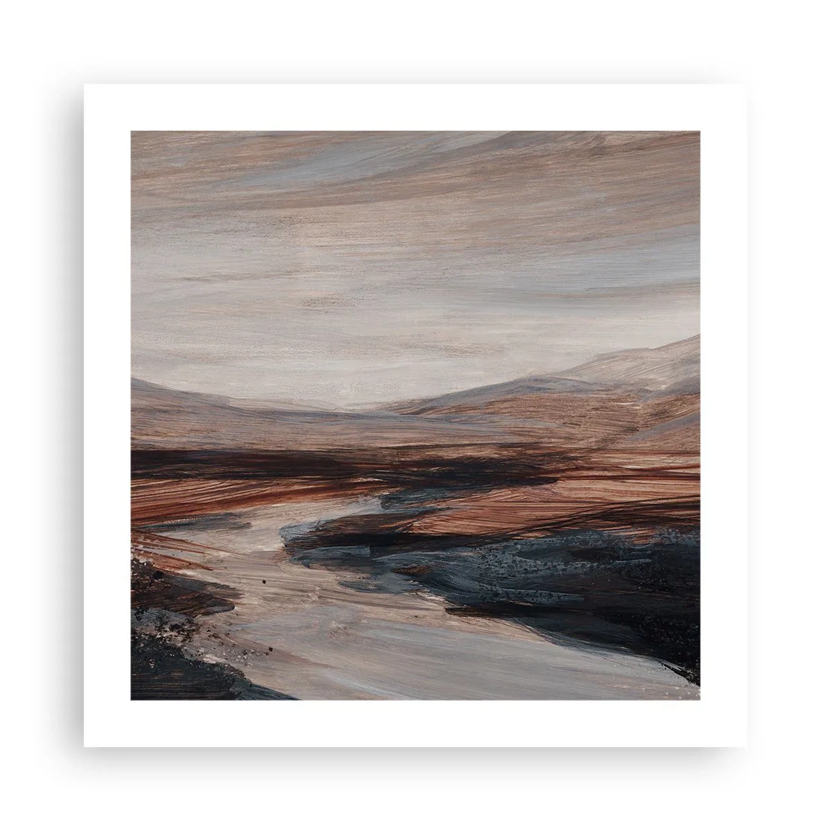 Poster - Quiet Valley - 50x50 cm