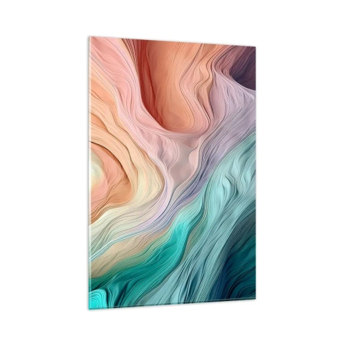 Glass picture - Rainbow Wave - 80x120 cm