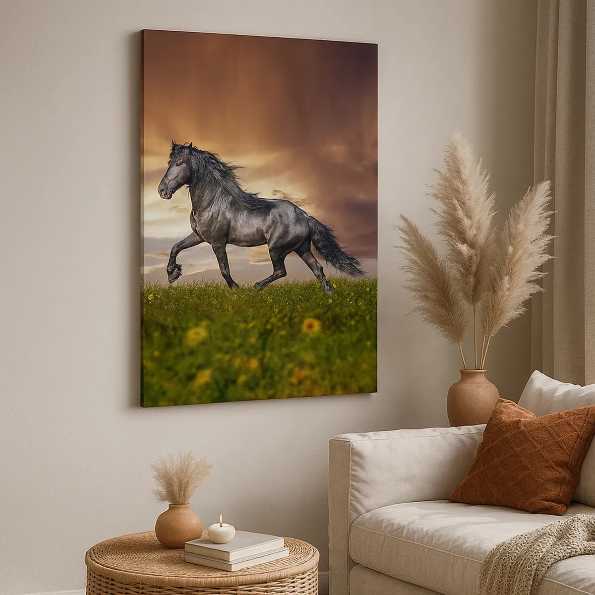Canvas picture - Black Prince - 50x70 cm