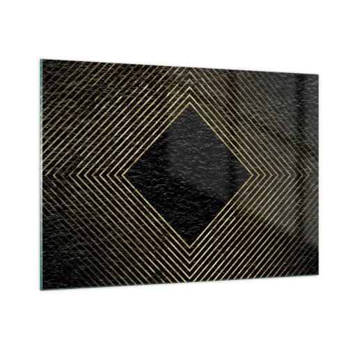 Glass picture - Geometry Glamour Style - 100x70 cm