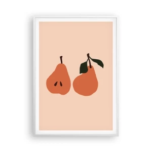 Poster in white frmae - Overly Sweet - 70x100 cm
