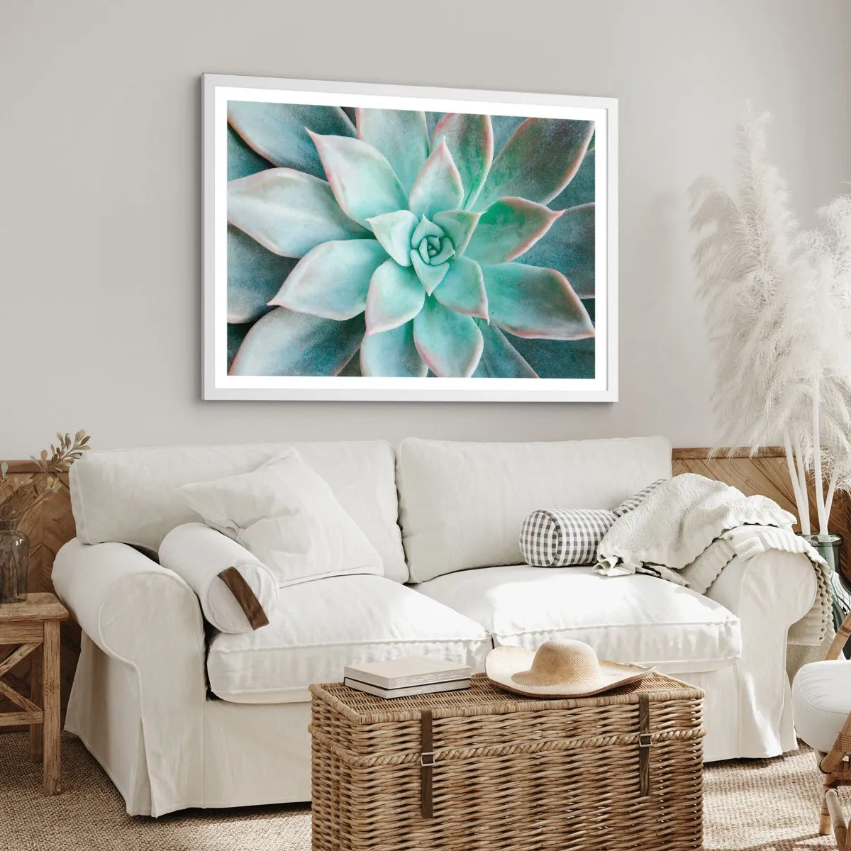 Poster in white frmae - Heart of a Desert - 91x61 cm