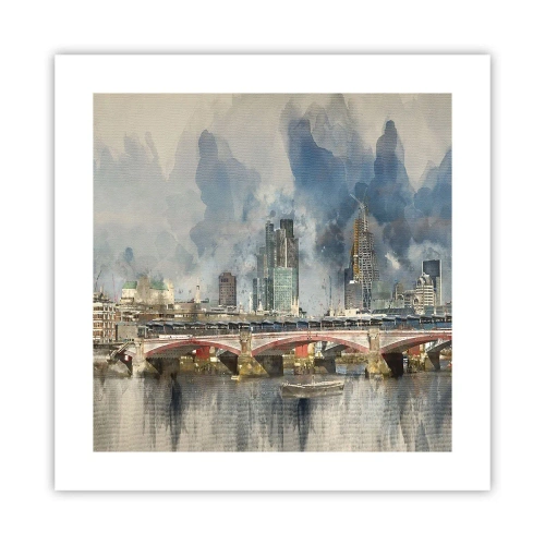 Poster - London in Its Beauty - 40x40 cm