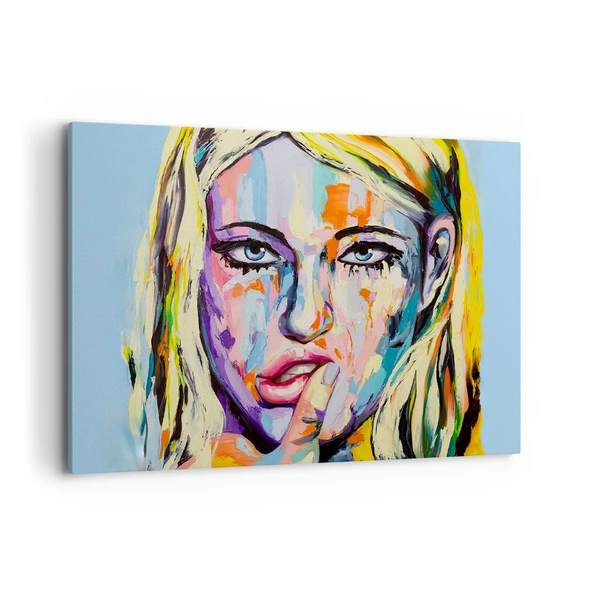 Canvas picture - Look Her Straight in the Eyes - 100x70 cm
