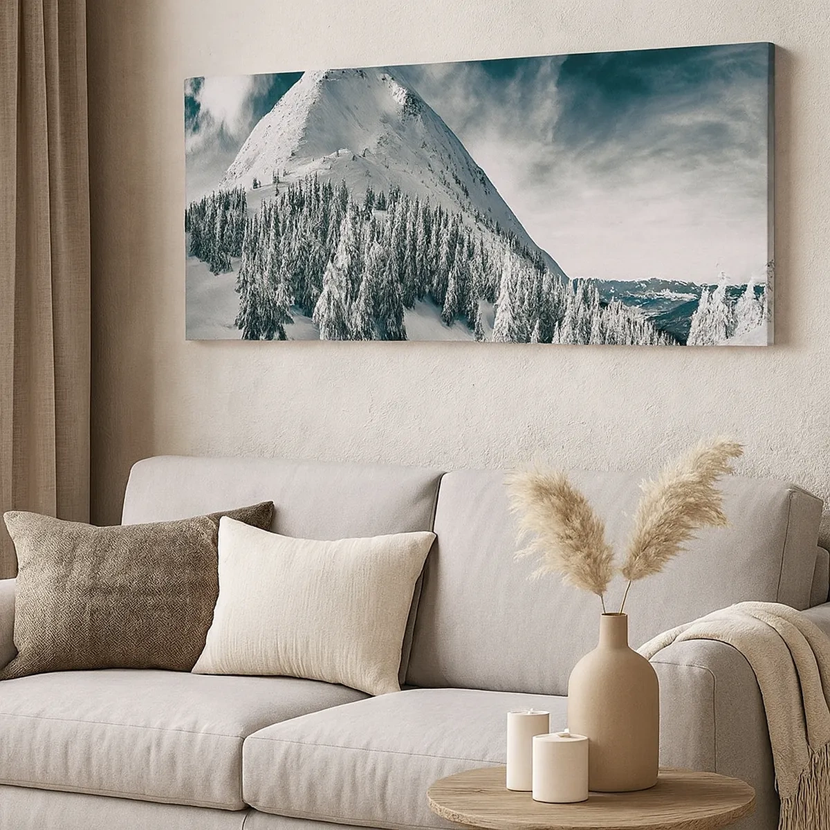 Canvas picture - Land of Snow and Ice - 30x30 cm