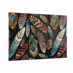 Glass picture - Bird Carnival - 100x70 cm