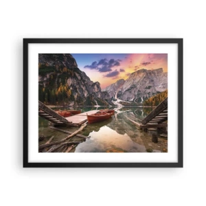 Poster in black frame - Promise of a Day - 50x40 cm