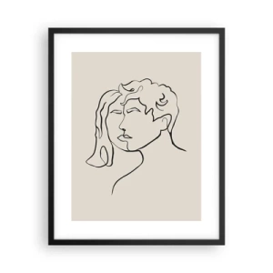 Poster in black frame - And It Became One - 40x50 cm