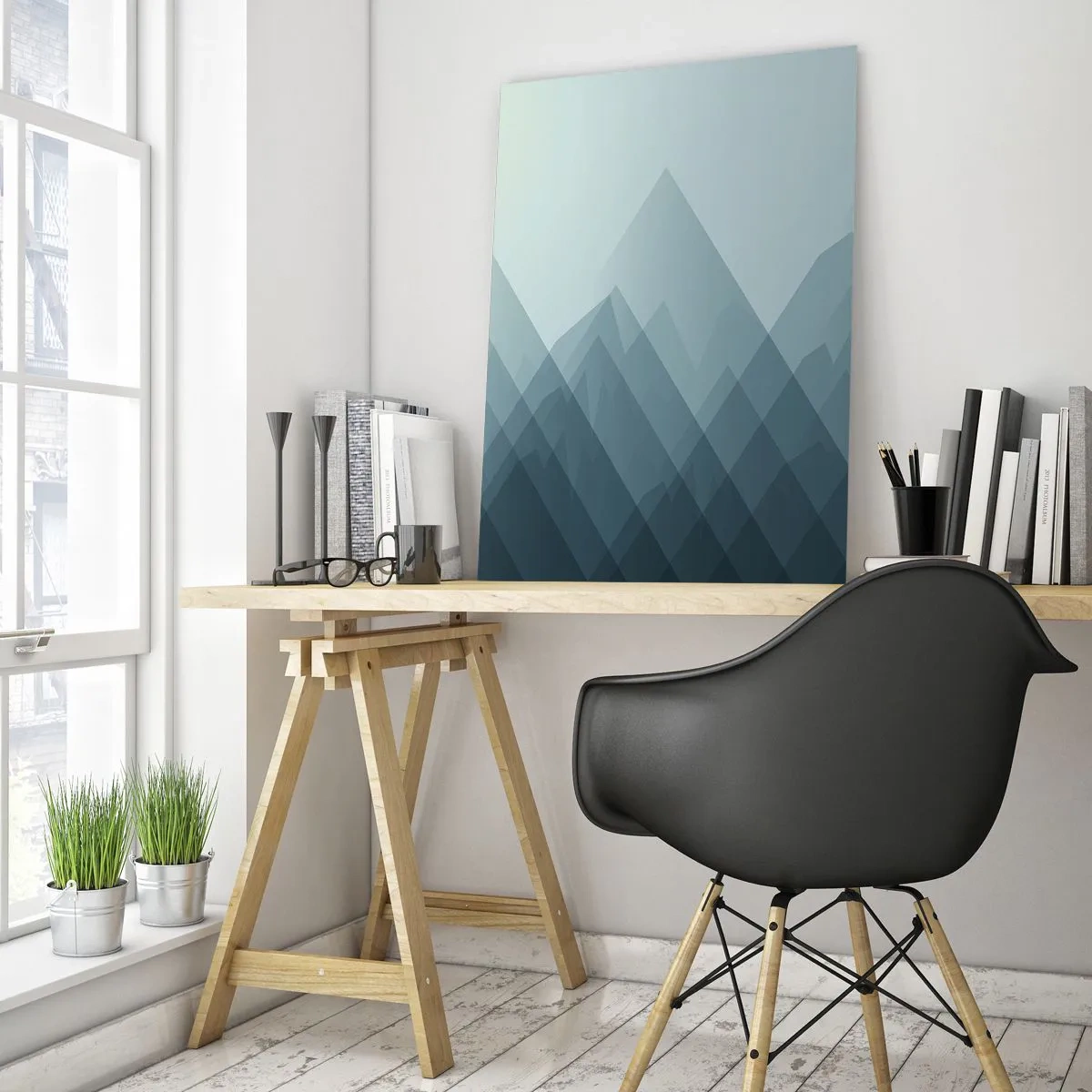 Glass picture - Big, Bigger, the Biggest - 50x70 cm