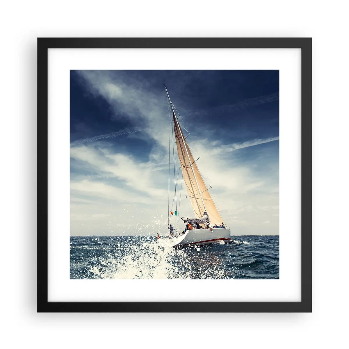 Poster in black frame - They Won't Catch Us - 40x40 cm