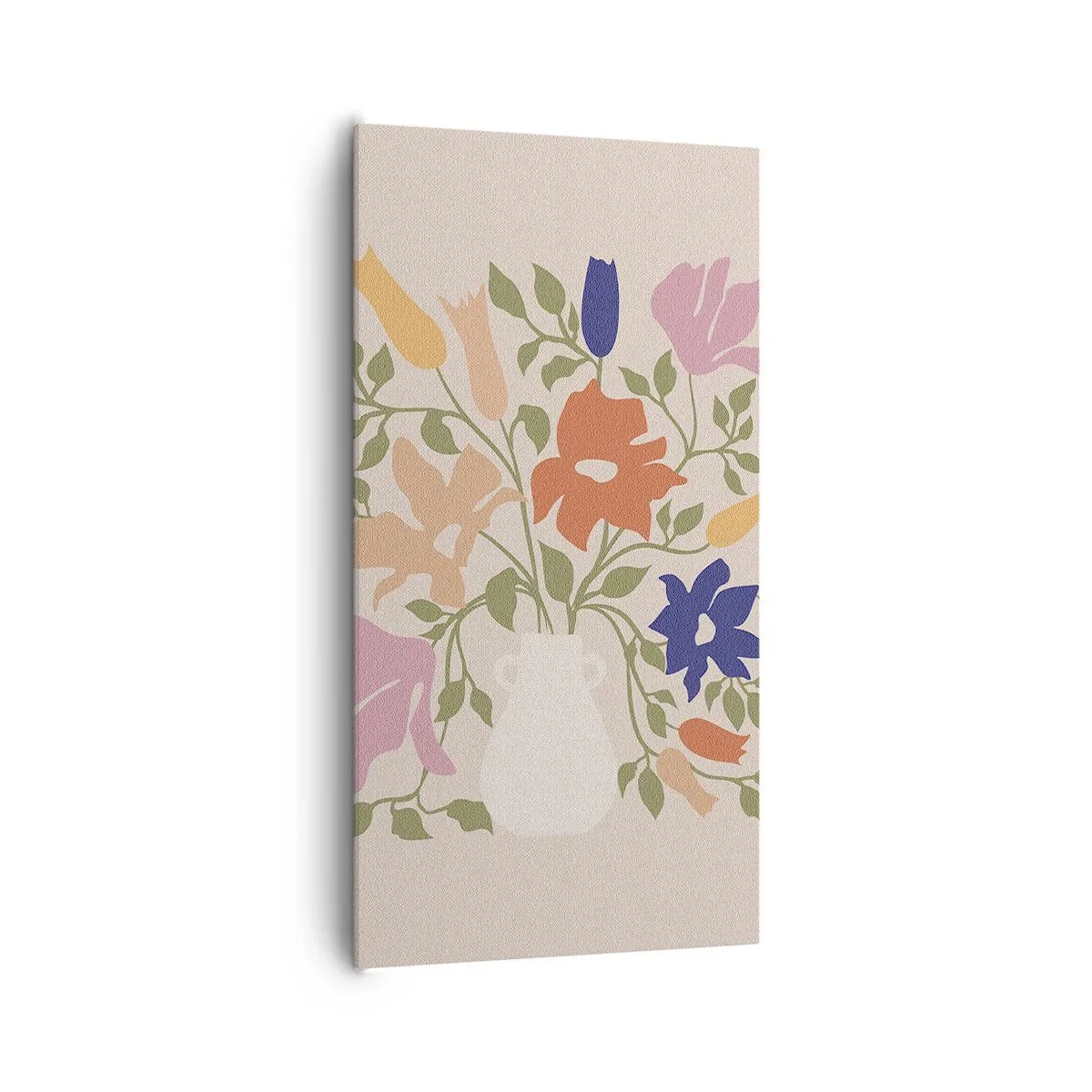 Canvas picture - Delicate Bouquet - 65x120 cm