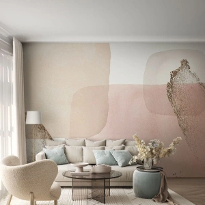 Photo Wallpaper Standard Eco - Look through Colour - Abstraction, Piece, Modern Pattern - 300x210 cm