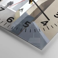 Clock face with numbers