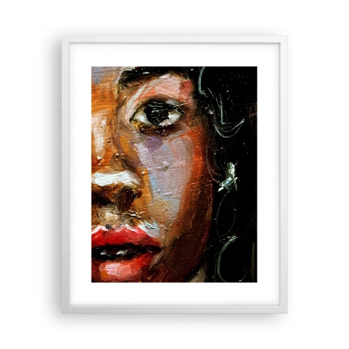 Poster in white frmae - Black and Shine - 40x50 cm