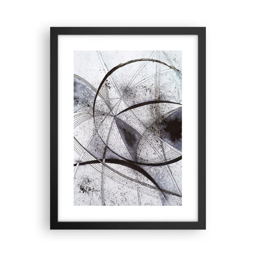 Poster in black frame - Futuristic Fantasy - 30x40 cm