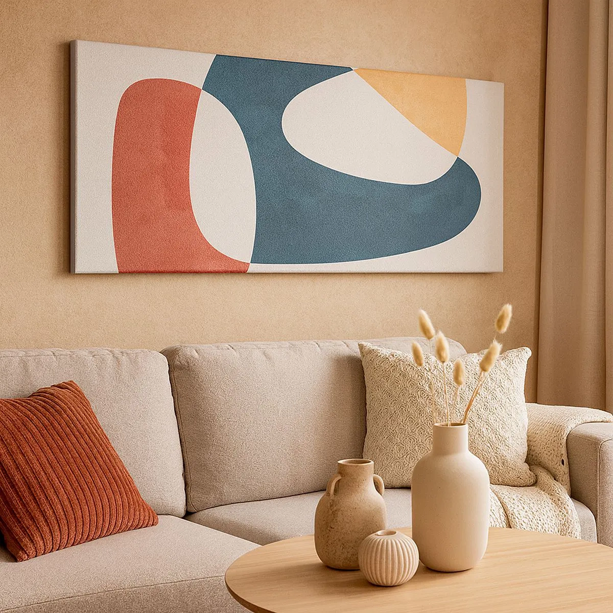 Canvas picture - Influences and Metamorphoses - 100x40 cm